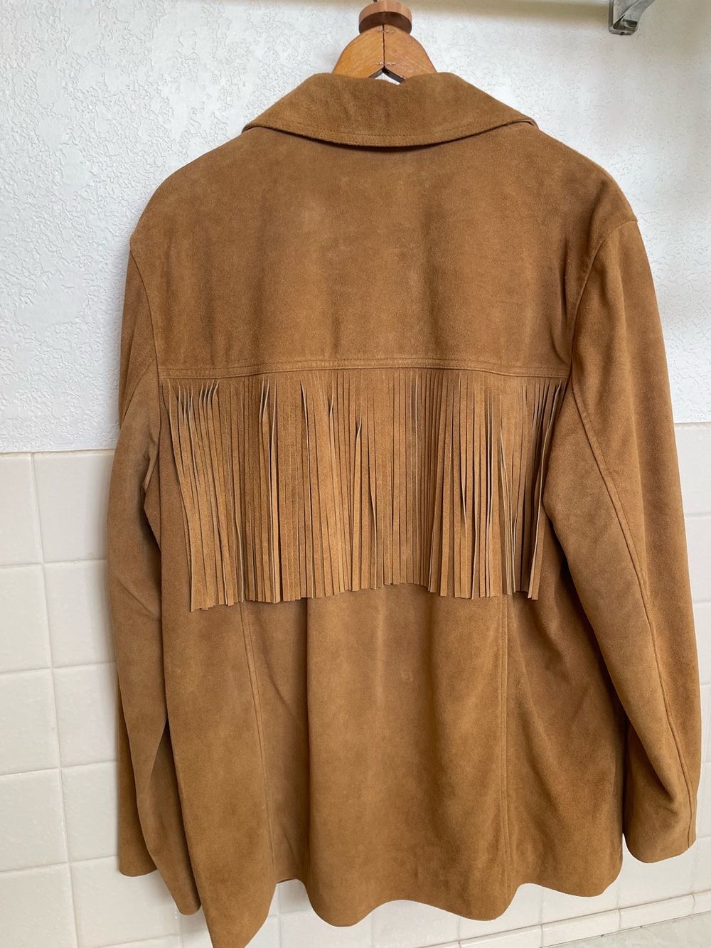 Madewell Fringe Shirt-Jacket in Suede - Picture 4 of 5